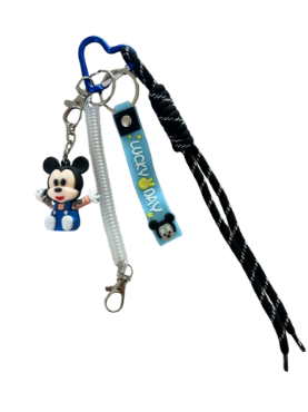 Mickey Mouse Mavi Lucky Day Anahtarlık